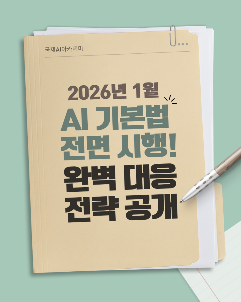AI 기본법 전면 시행